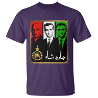 Pahlavi Kings of Iran T Shirt Javid Shah Long live the King