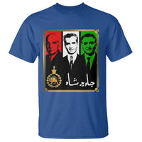Pahlavi Kings of Iran T Shirt Javid Shah Long live the King
