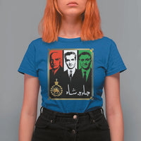 Pahlavi Kings of Iran T Shirt For Women Javid Shah Long live the King