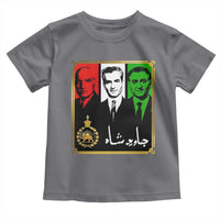 Pahlavi Kings of Iran Toddler T Shirt Javid Shah Long live the King