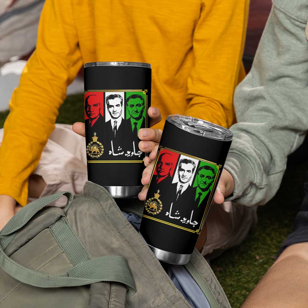 Pahlavi Kings of Iran Tumbler Cup Javid Shah Long live the King