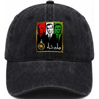 Pahlavi Kings of Iran Washed Cotton Baseball Cap Javid Shah Long live the King