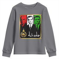Pahlavi Kings of Iran Youth Sweatshirt Javid Shah Long live the King