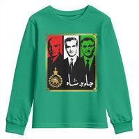 Pahlavi Kings of Iran Youth Sweatshirt Javid Shah Long live the King