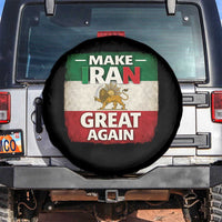 Make Iran Great Again Spare Tire Cover MIGA Vintage Persian Lion Flag