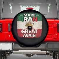 Make Iran Great Again Spare Tire Cover MIGA Vintage Persian Lion Flag