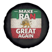 Make Iran Great Again Spare Tire Cover MIGA Vintage Persian Lion Flag