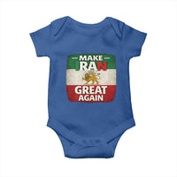Make Iran Great Again Baby Onesie MIGA Vintage Persian Lion Flag