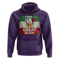 Make Iran Great Again Hoodie MIGA Vintage Persian Lion Flag