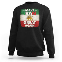 Make Iran Great Again Sweatshirt MIGA Vintage Persian Lion Flag