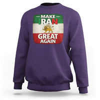 Make Iran Great Again Sweatshirt MIGA Vintage Persian Lion Flag