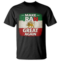 Make Iran Great Again T Shirt MIGA Vintage Persian Lion Flag
