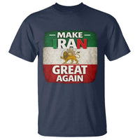 Make Iran Great Again T Shirt MIGA Vintage Persian Lion Flag