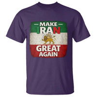Make Iran Great Again T Shirt MIGA Vintage Persian Lion Flag