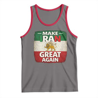 Make Iran Great Again Tank Top MIGA Vintage Persian Lion Flag