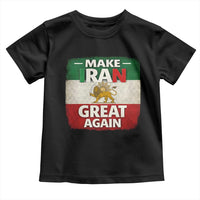 Make Iran Great Again Toddler T Shirt MIGA Vintage Persian Lion Flag
