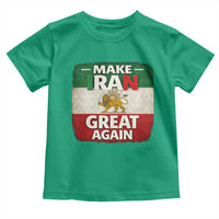 Make Iran Great Again Toddler T Shirt MIGA Vintage Persian Lion Flag