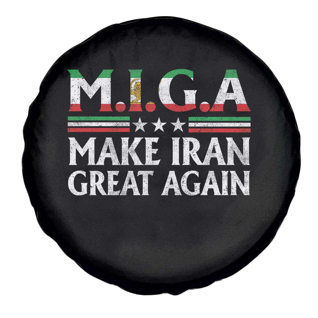 Make Iran Great Again Spare Tire Cover MIGA Emblem Of Iran Persian Lion Flag