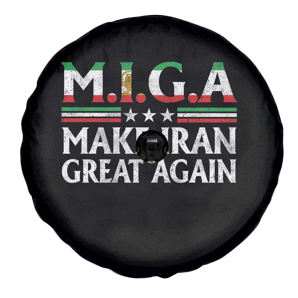 Make Iran Great Again Spare Tire Cover MIGA Emblem Of Iran Persian Lion Flag