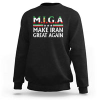Make Iran Great Again Sweatshirt MIGA Emblem Of Iran Persian Lion Flag