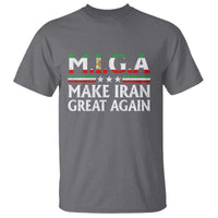 Make Iran Great Again T Shirt MIGA Emblem Of Iran Persian Lion Flag