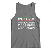 Make Iran Great Again Tank Top MIGA Emblem Of Iran Persian Lion Flag