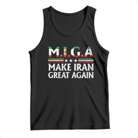 Make Iran Great Again Tank Top MIGA Emblem Of Iran Persian Lion Flag