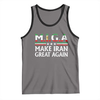 Make Iran Great Again Tank Top MIGA Emblem Of Iran Persian Lion Flag