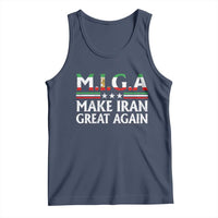Make Iran Great Again Tank Top MIGA Emblem Of Iran Persian Lion Flag