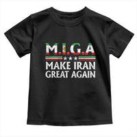 Make Iran Great Again Toddler T Shirt MIGA Emblem Of Iran Persian Lion Flag