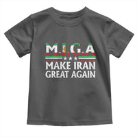 Make Iran Great Again Toddler T Shirt MIGA Emblem Of Iran Persian Lion Flag