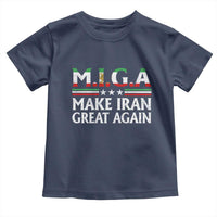 Make Iran Great Again Toddler T Shirt MIGA Emblem Of Iran Persian Lion Flag