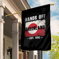 Hands Off Greenland Garden Flag Greenland EST 1262 Political Protest