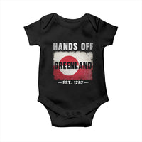 Hands Off Greenland Baby Onesie Greenland EST 1262 Political Protest
