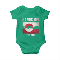 Hands Off Greenland Baby Onesie Greenland EST 1262 Political Protest