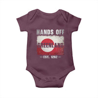 Hands Off Greenland Baby Onesie Greenland EST 1262 Political Protest