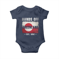 Hands Off Greenland Baby Onesie Greenland EST 1262 Political Protest
