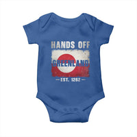 Hands Off Greenland Baby Onesie Greenland EST 1262 Political Protest