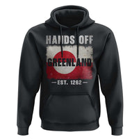 Hands Off Greenland Hoodie Greenland EST 1262 Political Protest