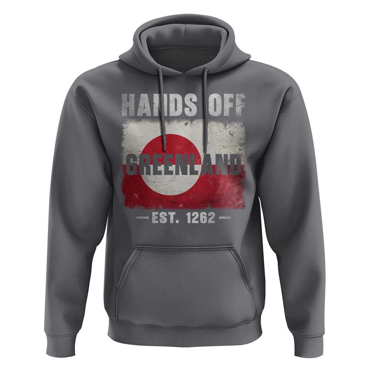 Hands Off Greenland Hoodie Greenland EST 1262 Political Protest