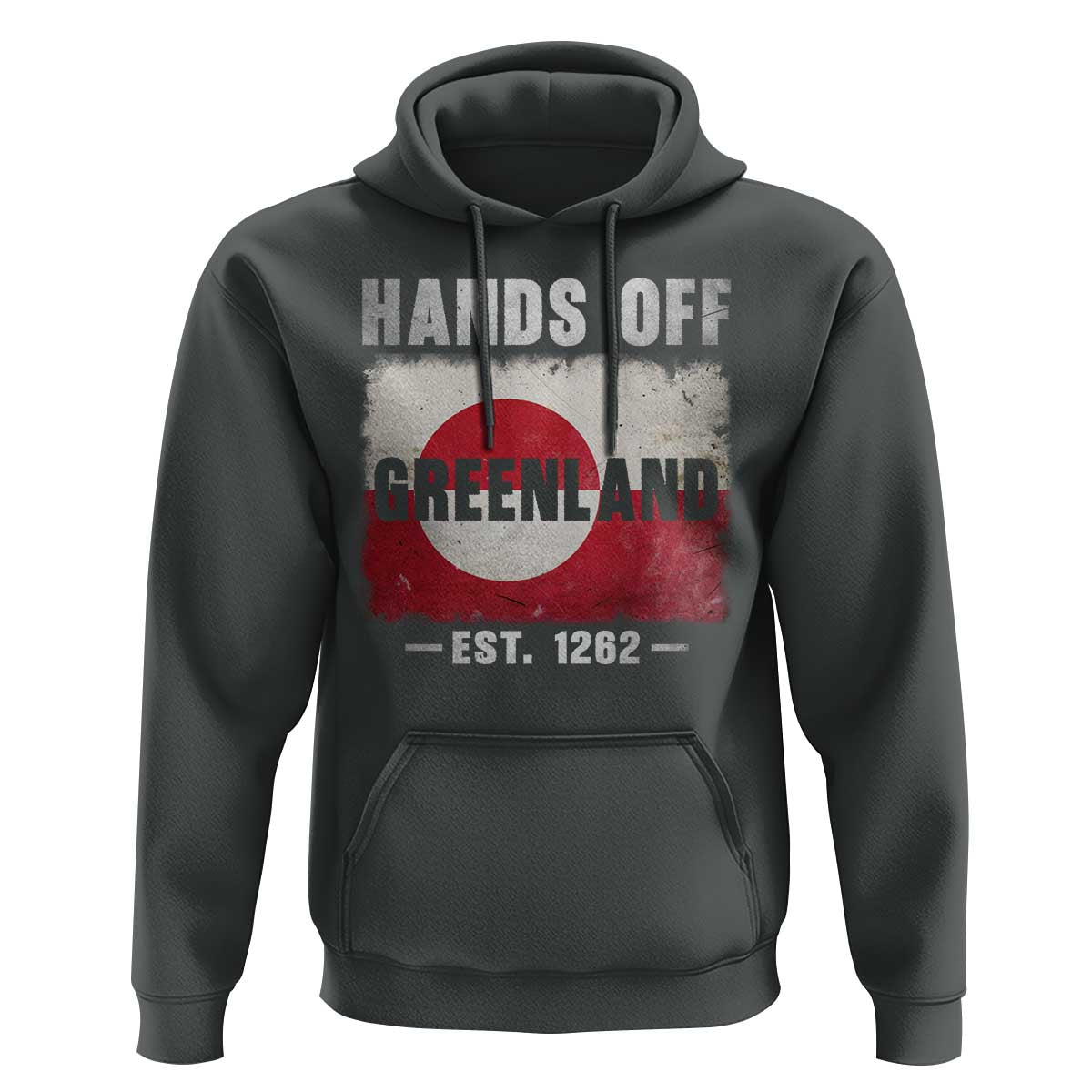 Hands Off Greenland Hoodie Greenland EST 1262 Political Protest