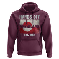 Hands Off Greenland Hoodie Greenland EST 1262 Political Protest