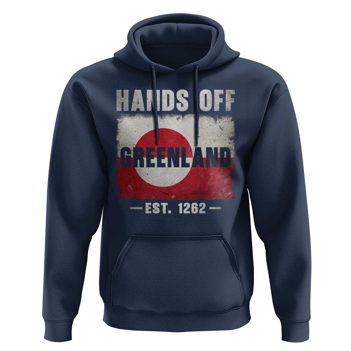 Hands Off Greenland Hoodie Greenland EST 1262 Political Protest