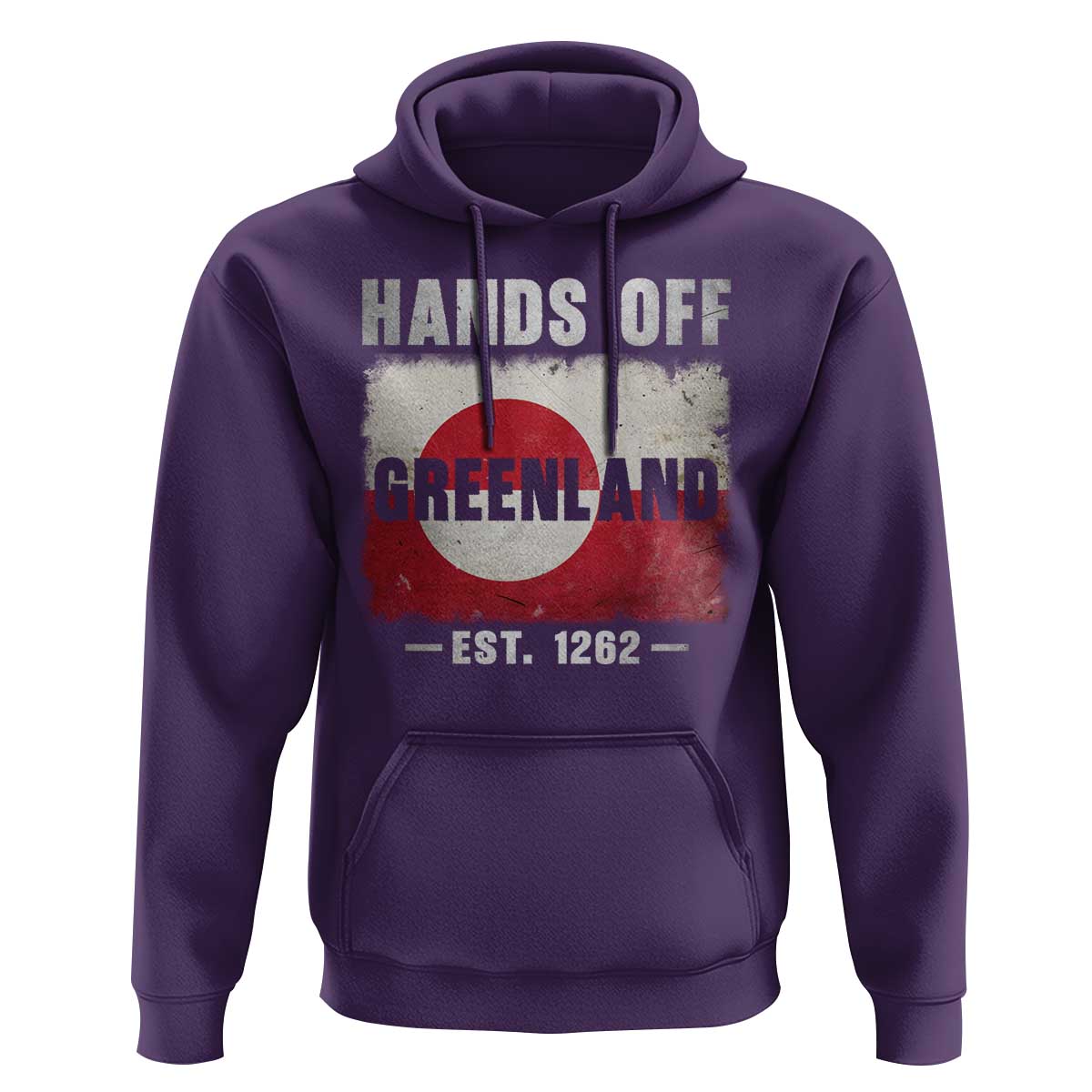 Hands Off Greenland Hoodie Greenland EST 1262 Political Protest
