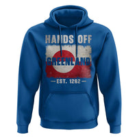 Hands Off Greenland Hoodie Greenland EST 1262 Political Protest