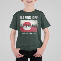 Hands Off Greenland T Shirt For Kid Greenland EST 1262 Political Protest