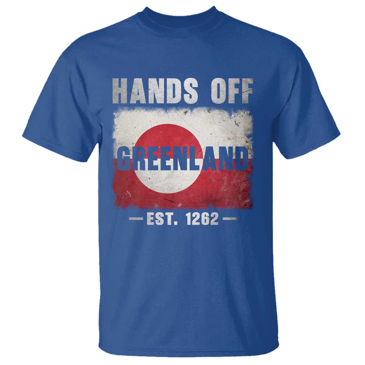 Hands Off Greenland T Shirt Greenland EST 1262 Political Protest
