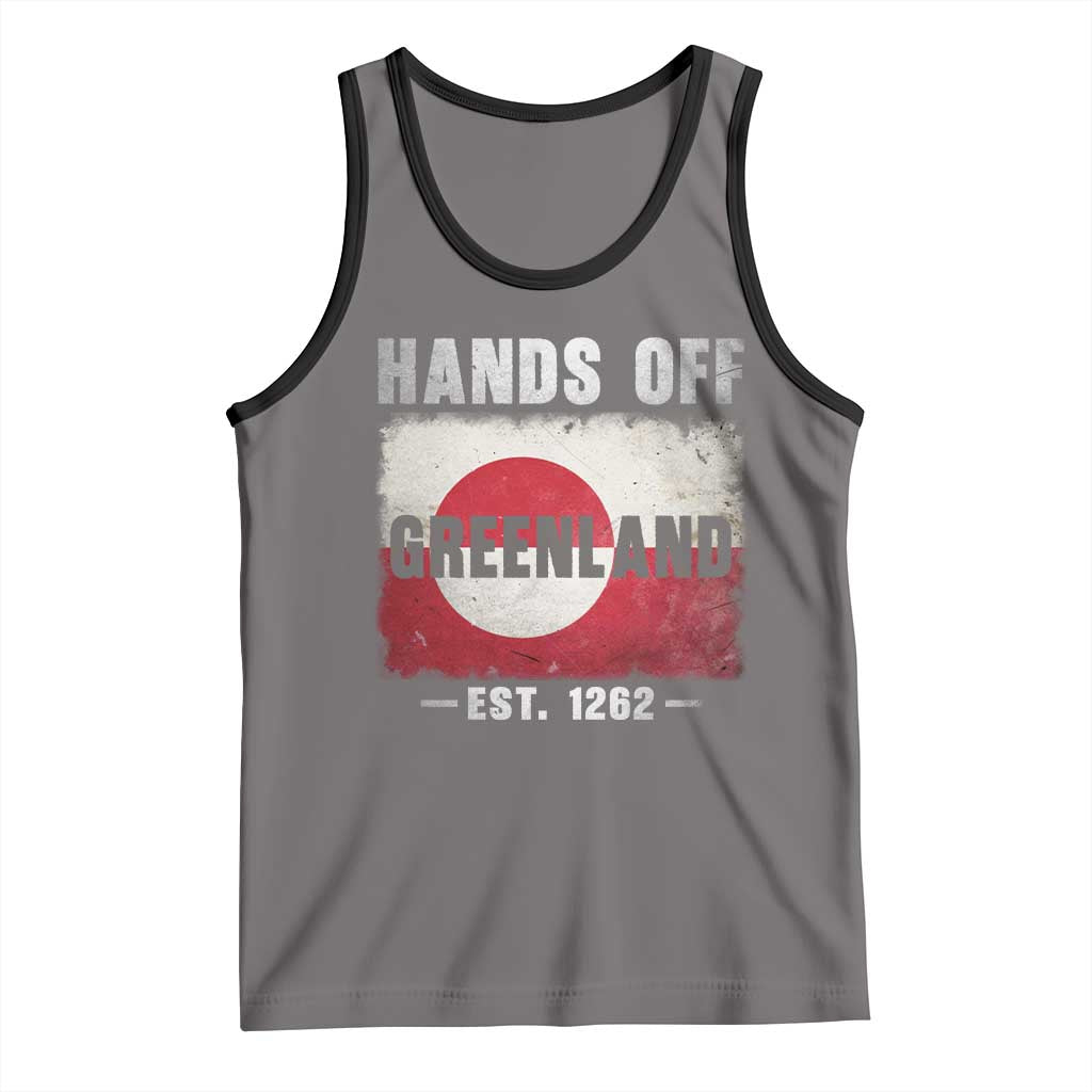 Hands Off Greenland Tank Top Greenland EST 1262 Political Protest