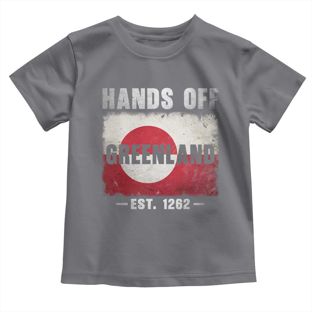 Hands Off Greenland Toddler T Shirt Greenland EST 1262 Political Protest