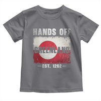 Hands Off Greenland Toddler T Shirt Greenland EST 1262 Political Protest